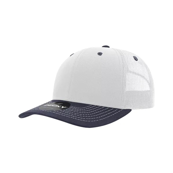 Classic trucker cap with contrast-stitched visor, cotton sweatband, and adjustable snapback.... from ASI 72657 Active Life Promo