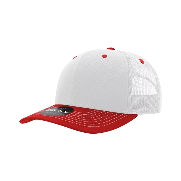 Classic trucker cap with contrast-stitched visor, cotton sweatband, and adjustable snapback.... from ASI 72657 Active Life Promo