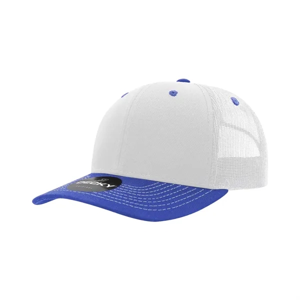 Classic trucker cap with contrast-stitched visor, cotton sweatband, and adjustable snapback.... from ASI 72657 Active Life Promo