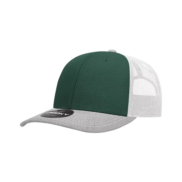 Classic trucker cap with contrast-stitched visor, cotton sweatband, and adjustable snapback.... from ASI 72657 Active Life Promo