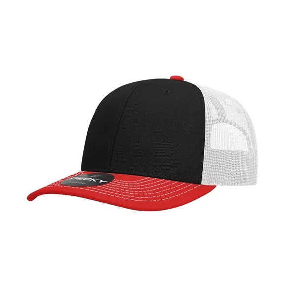 Classic trucker cap with contrast-stitched visor, cotton sweatband, and adjustable snapback.... from ASI 72657 Active Life Promo