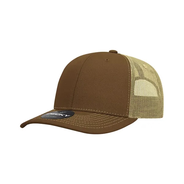 Classic trucker cap with contrast-stitched visor, cotton sweatband, and adjustable snapback.... from ASI 72657 Active Life Promo