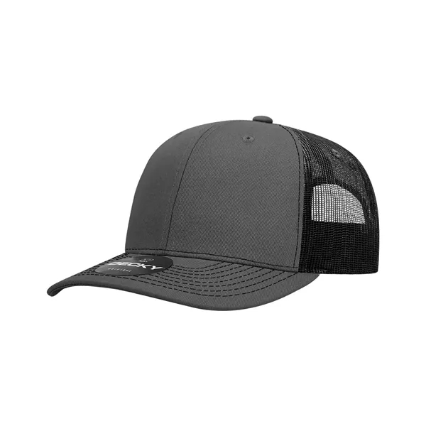 Classic trucker cap with contrast-stitched visor, cotton sweatband, and adjustable snapback.... from ASI 72657 Active Life Promo