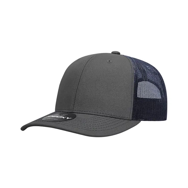 Classic trucker cap with contrast-stitched visor, cotton sweatband, and adjustable snapback.... from ASI 72657 Active Life Promo