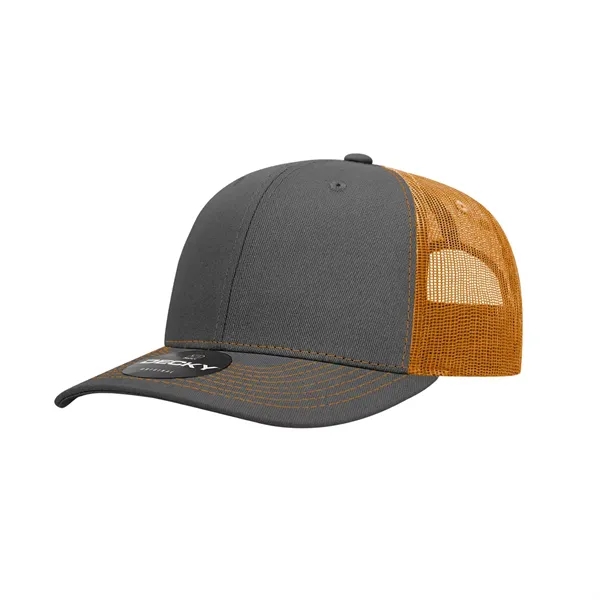 Classic trucker cap with contrast-stitched visor, cotton sweatband, and adjustable snapback.... from ASI 72657 Active Life Promo