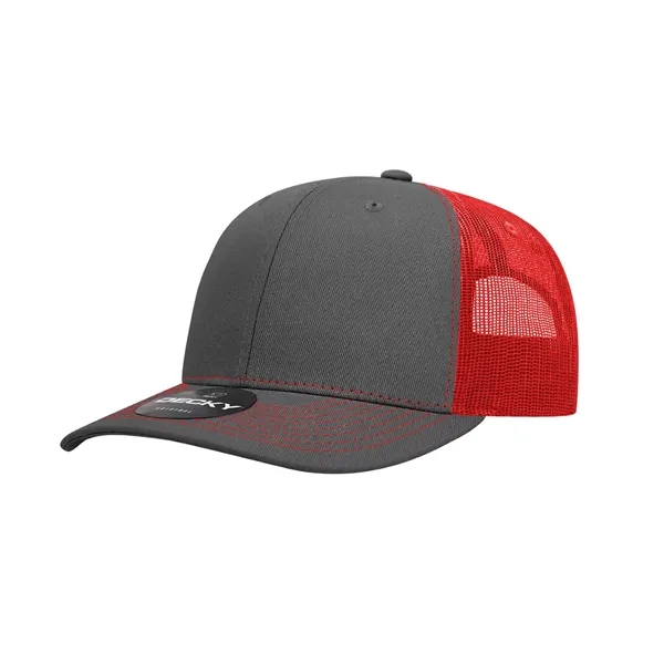 Classic trucker cap with contrast-stitched visor, cotton sweatband, and adjustable snapback.... from ASI 72657 Active Life Promo
