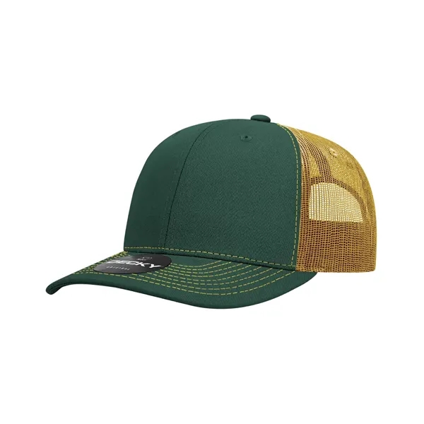 Classic trucker cap with contrast-stitched visor, cotton sweatband, and adjustable snapback.... from ASI 72657 Active Life Promo