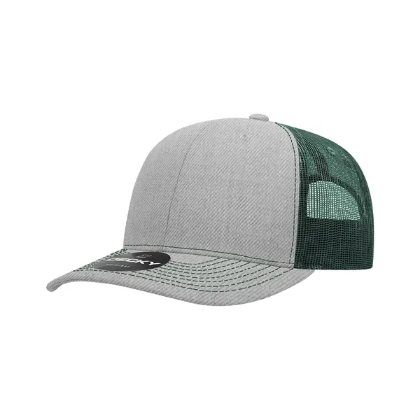 Classic trucker cap with contrast-stitched visor, cotton sweatband, and adjustable snapback.... from ASI 72657 Active Life Promo