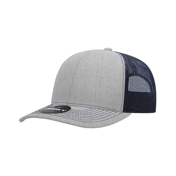 Classic trucker cap with contrast-stitched visor, cotton sweatband, and adjustable snapback.... from ASI 72657 Active Life Promo