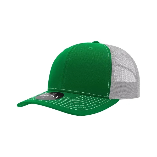 Classic trucker cap with contrast-stitched visor, cotton sweatband, and adjustable snapback.... from ASI 72657 Active Life Promo