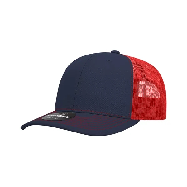 Classic trucker cap with contrast-stitched visor, cotton sweatband, and adjustable snapback.... from ASI 72657 Active Life Promo