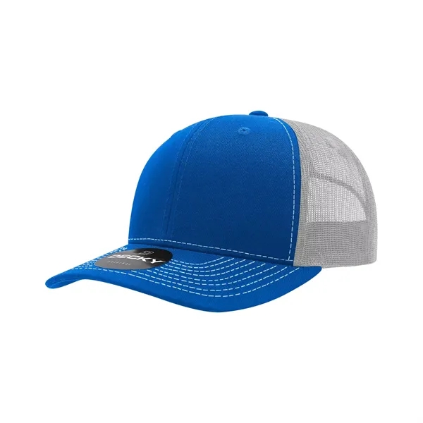 Classic trucker cap with contrast-stitched visor, cotton sweatband, and adjustable snapback.... from ASI 72657 Active Life Promo
