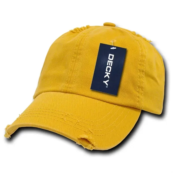 6-panel vintage polo cap with a distressed look, curved visor, and... from ASI 72657 Active Life Promo