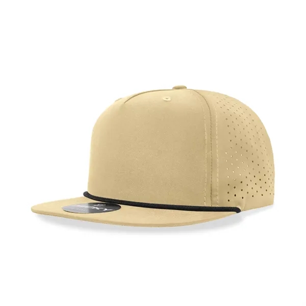 5-panel rope cap with perforated panels, flat bill, UPF 50+, water... from ASI 72657 Active Life Promo