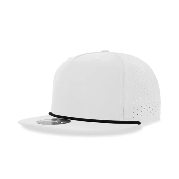 5-panel rope cap with perforated panels, flat bill, UPF 50+, water... from ASI 72657 Active Life Promo