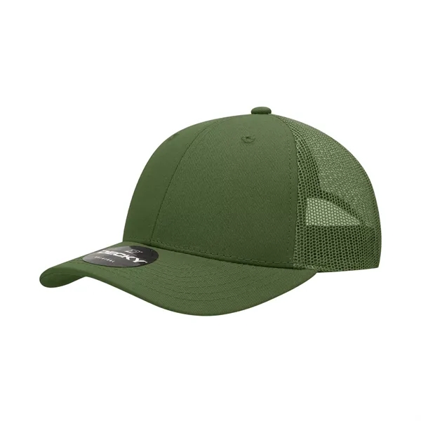 6-panel mesh golf cap with pre-curved bill, mesh back, and snapback... from ASI 72657 Active Life Promo
