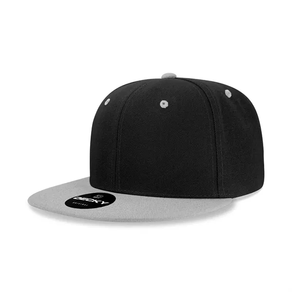 6-panel structured snapback with a flat bill, made of 100% acrylic.... from ASI 72657 Active Life Promo