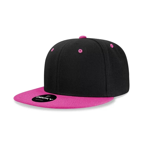 6-panel structured snapback with a flat bill, made of 100% acrylic.... from ASI 72657 Active Life Promo