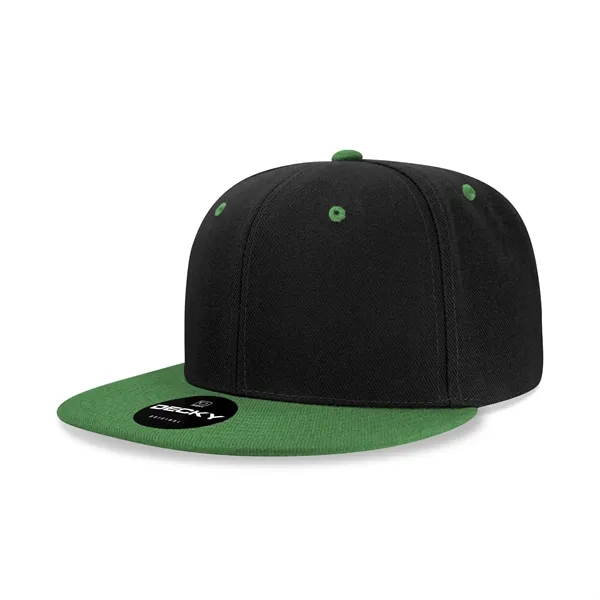 6-panel structured snapback with a flat bill, made of 100% acrylic.... from ASI 72657 Active Life Promo
