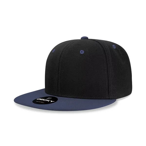 6-panel structured snapback with a flat bill, made of 100% acrylic.... from ASI 72657 Active Life Promo