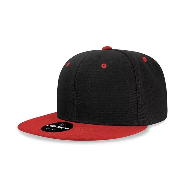 6-panel structured snapback with a flat bill, made of 100% acrylic.... from ASI 72657 Active Life Promo