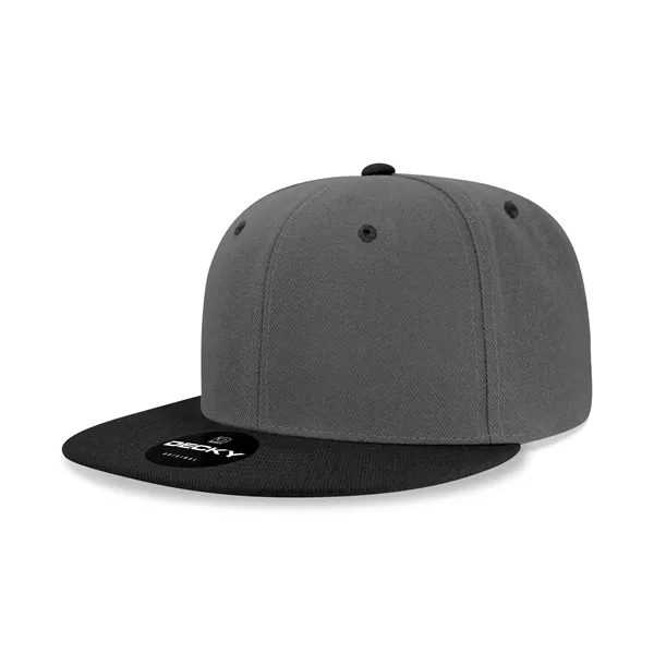 6-panel structured snapback with a flat bill, made of 100% acrylic.... from ASI 72657 Active Life Promo