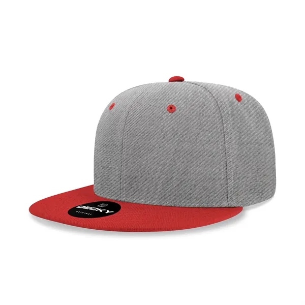 6-panel structured snapback with a flat bill, made of 100% acrylic.... from ASI 72657 Active Life Promo