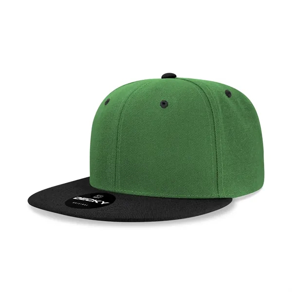 6-panel structured snapback with a flat bill, made of 100% acrylic.... from ASI 72657 Active Life Promo