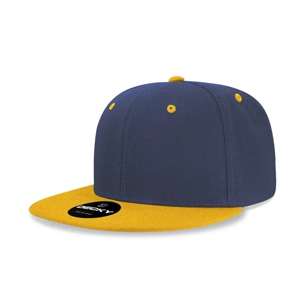 6-panel structured snapback with a flat bill, made of 100% acrylic.... from ASI 72657 Active Life Promo