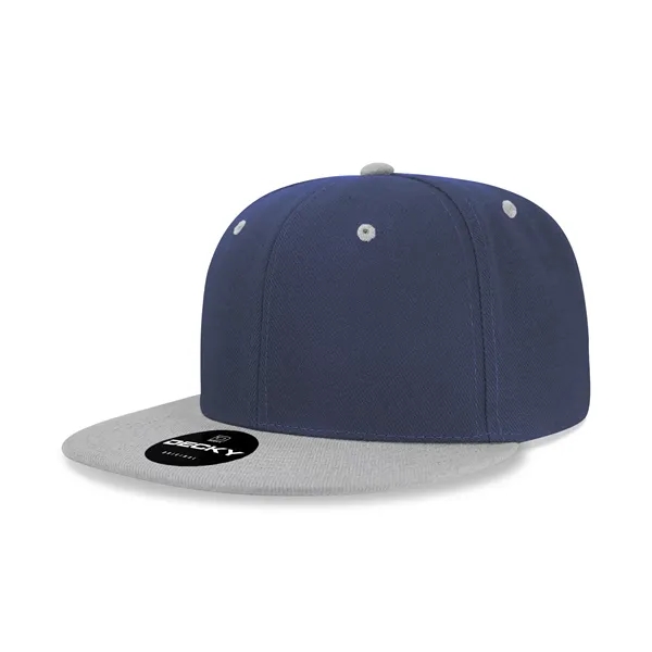 6-panel structured snapback with a flat bill, made of 100% acrylic.... from ASI 72657 Active Life Promo