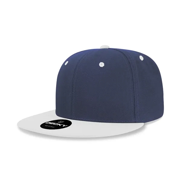 6-panel structured snapback with a flat bill, made of 100% acrylic.... from ASI 72657 Active Life Promo