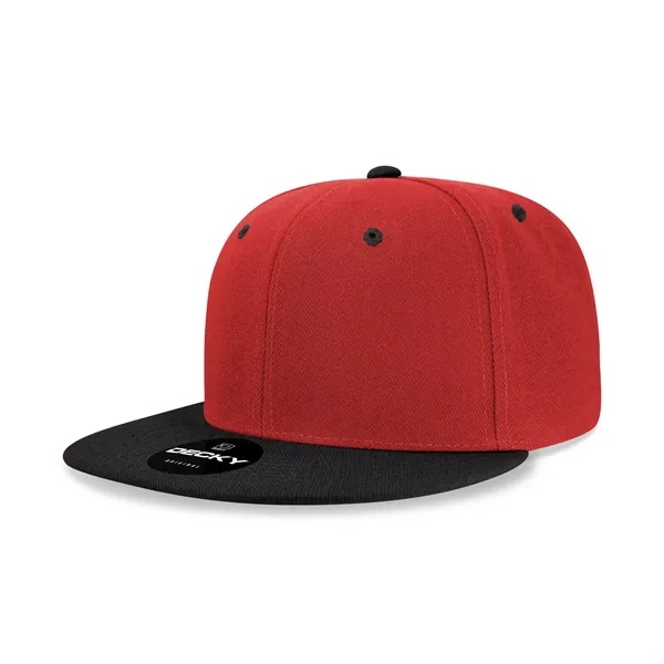 6-panel structured snapback with a flat bill, made of 100% acrylic.... from ASI 72657 Active Life Promo