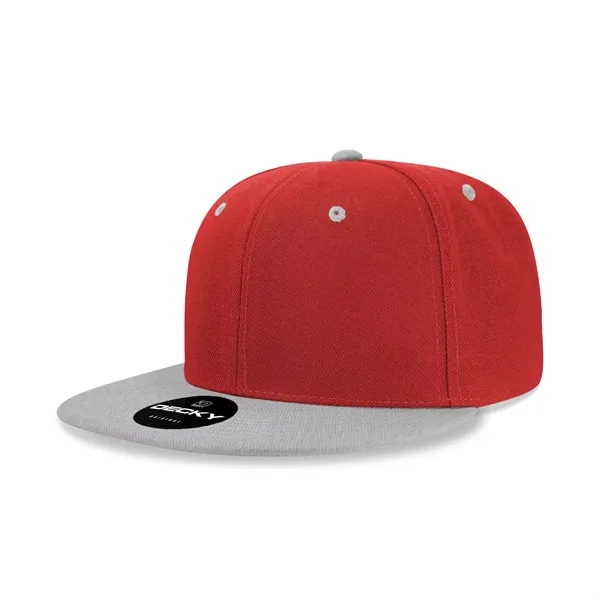 6-panel structured snapback with a flat bill, made of 100% acrylic.... from ASI 72657 Active Life Promo