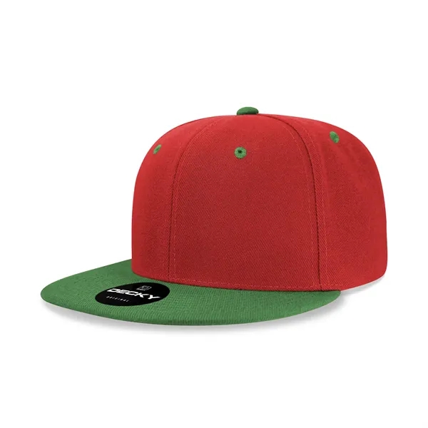 6-panel structured snapback with a flat bill, made of 100% acrylic.... from ASI 72657 Active Life Promo