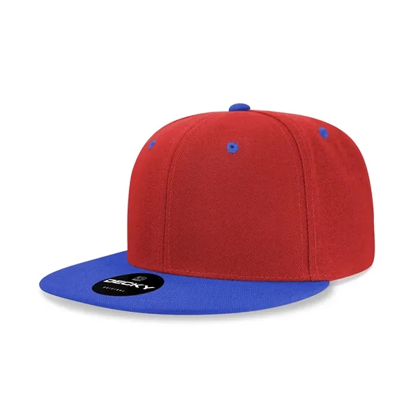6-panel structured snapback with a flat bill, made of 100% acrylic.... from ASI 72657 Active Life Promo