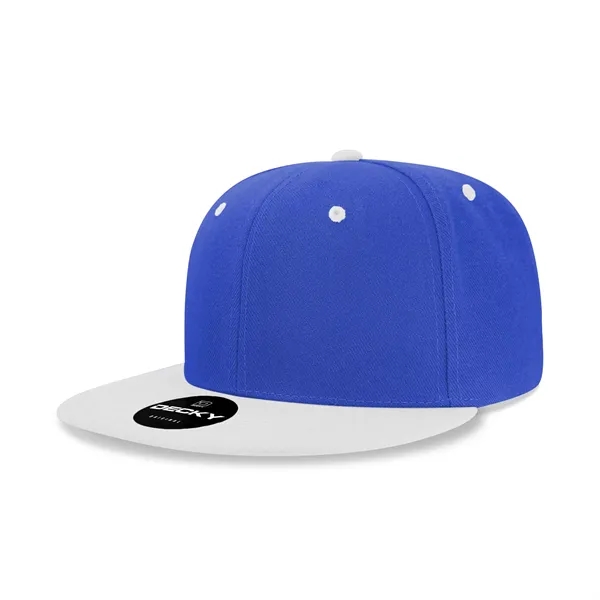 6-panel structured snapback with a flat bill, made of 100% acrylic.... from ASI 72657 Active Life Promo