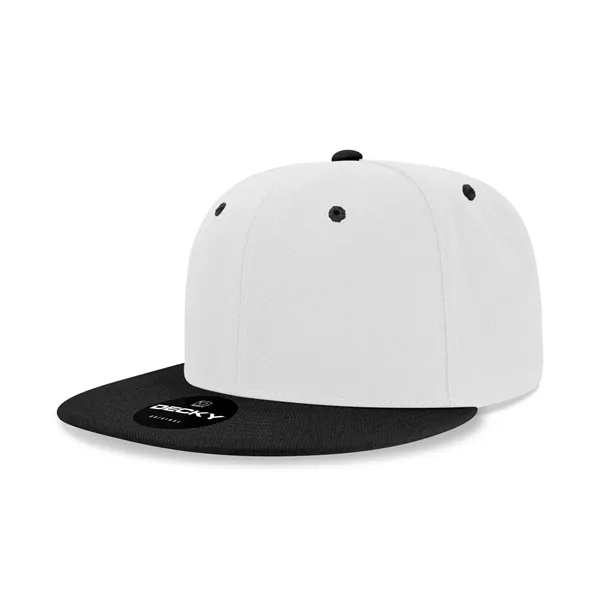 6-panel structured snapback with a flat bill, made of 100% acrylic.... from ASI 72657 Active Life Promo