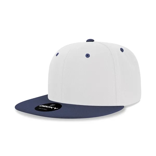 6-panel structured snapback with a flat bill, made of 100% acrylic.... from ASI 72657 Active Life Promo