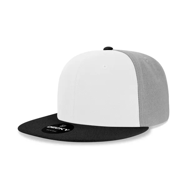 6-panel structured snapback with a flat bill, made of 100% acrylic.... from ASI 72657 Active Life Promo