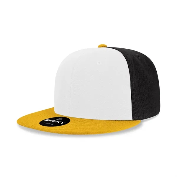 6-panel structured snapback with a flat bill, made of 100% acrylic.... from ASI 72657 Active Life Promo