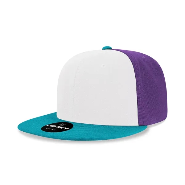 6-panel structured snapback with a flat bill, made of 100% acrylic.... from ASI 72657 Active Life Promo