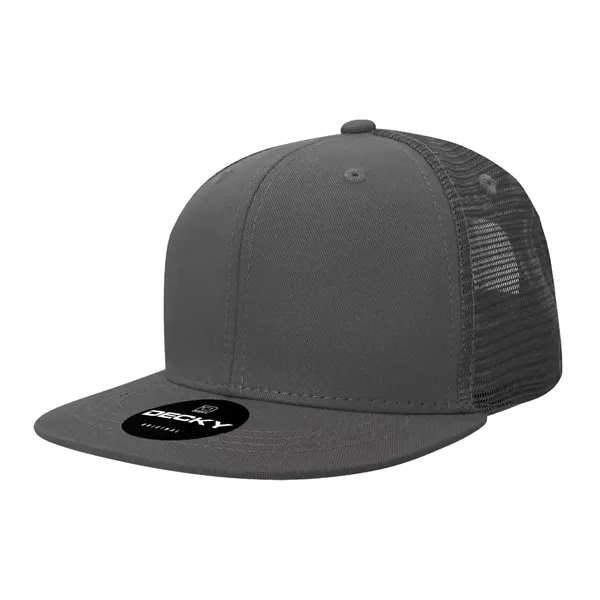6-panel structured trucker hat with insulated mesh, flat bill, and snapback... from ASI 72657 Active Life Promo