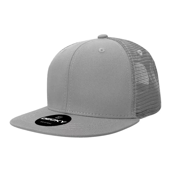 6-panel structured trucker hat with insulated mesh, flat bill, and snapback... from ASI 72657 Active Life Promo