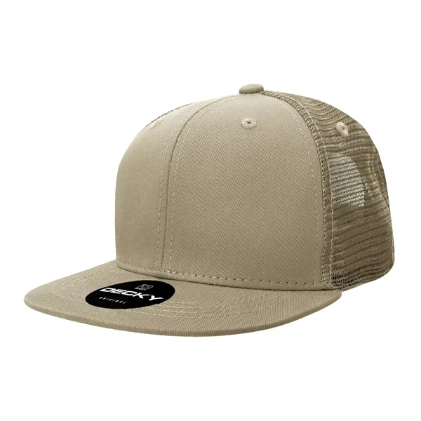 6-panel structured trucker hat with insulated mesh, flat bill, and snapback... from ASI 72657 Active Life Promo
