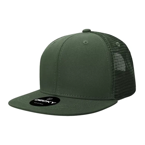 6-panel structured trucker hat with insulated mesh, flat bill, and snapback... from ASI 72657 Active Life Promo