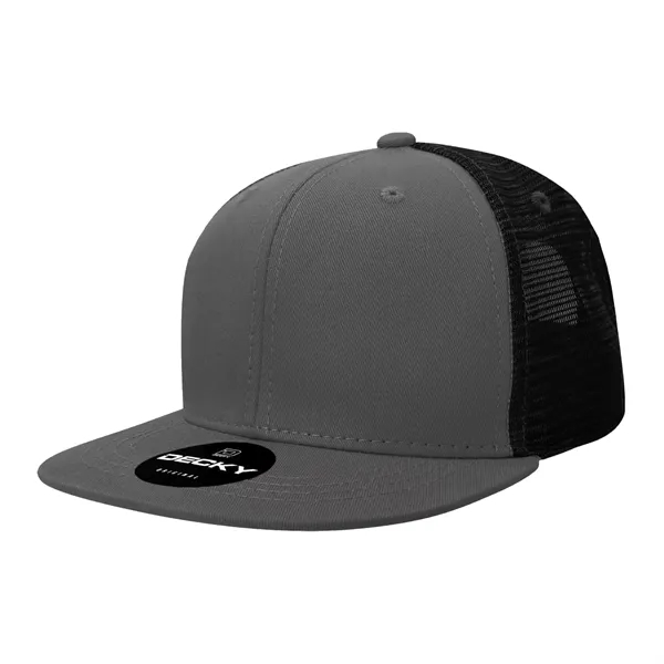6-panel structured trucker hat with insulated mesh, flat bill, and snapback... from ASI 72657 Active Life Promo