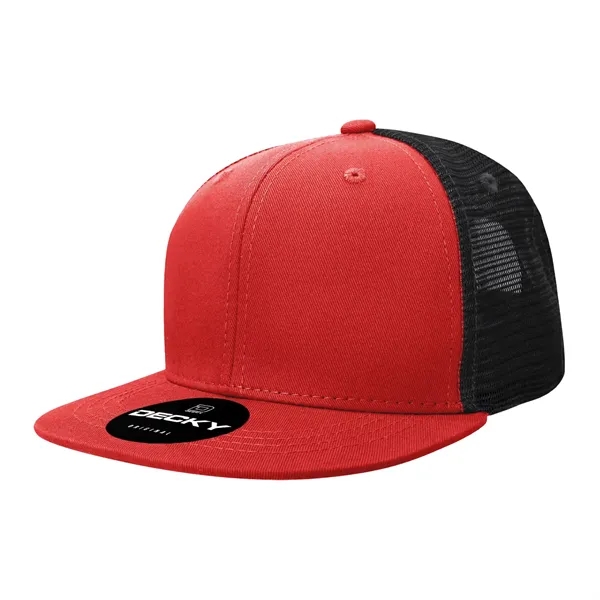 6-panel structured trucker hat with insulated mesh, flat bill, and snapback... from ASI 72657 Active Life Promo