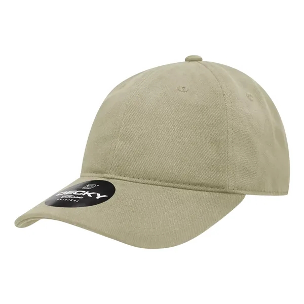 6-panel brushed cotton baseball cap with a curved visor, brass buckle... from ASI 72657 Active Life Promo