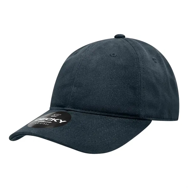 6-panel brushed cotton baseball cap with a curved visor, brass buckle... from ASI 72657 Active Life Promo