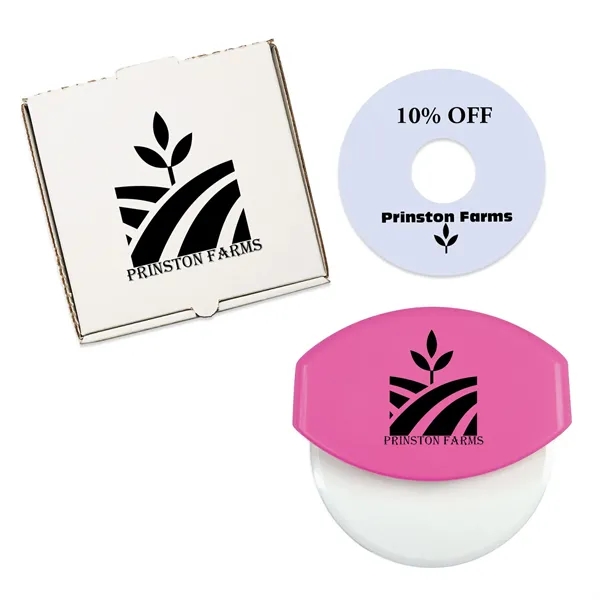 Delivery set with pizza cutter inside a pizza box with a... from ASI 54040 Fey Promo / Mi Line by Fey